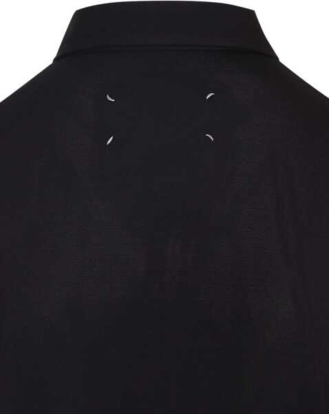 Tricouri Polo Maison Margiela Semi-sheer polo Shirt AMARANTH Femei (BM 19262264) 3