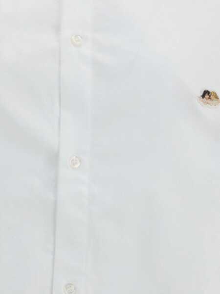 Camasi casual Fiorucci Iconic Angels patch Shirt WHITE Femei (BM 19262273) 4