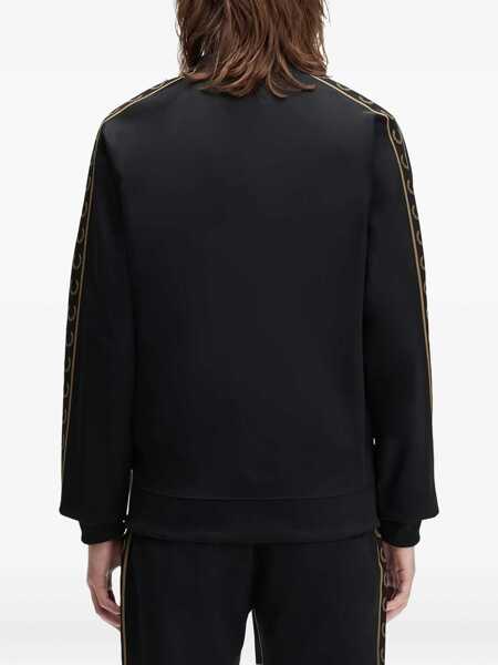 Jachete Fred Perry Track Jacket With Contrasting Webbing BLACK Barbati (BM 19262321) 4