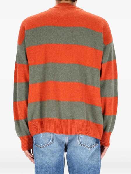 Pulovere casual AMISH Striped Wool Pullover MULTICOLOUR Barbati (BM 19262336) 4