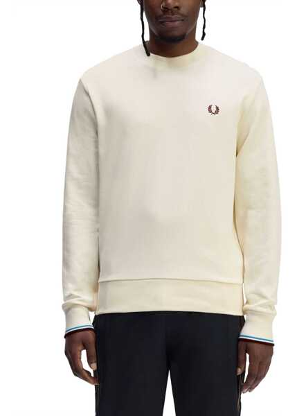 Bluze de trening Fred Perry Sweatshirt With Logo IVORY Barbati (BM 19262345) 1