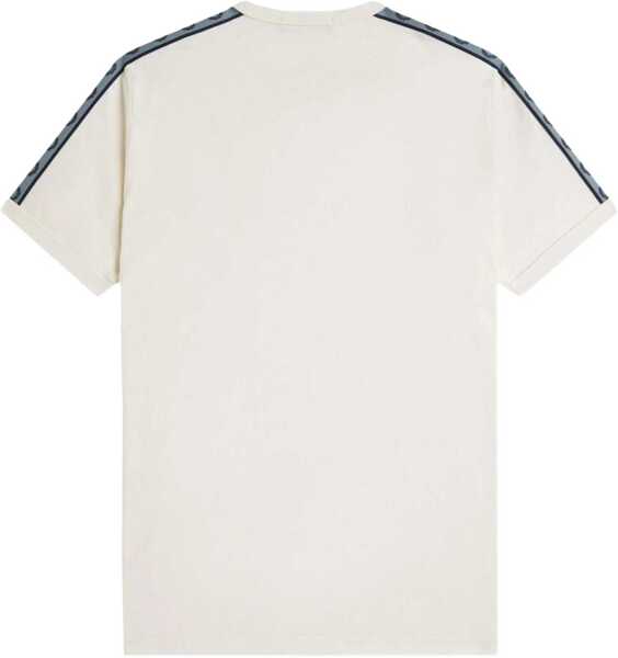 Tricouri Fred Perry Ringer T-Shirt IVORY Barbati (BM 19262351) 5