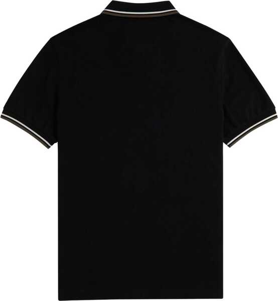 Tricouri Polo Fred Perry Polo With Logo BLACK Barbati (BM 19262372) 2