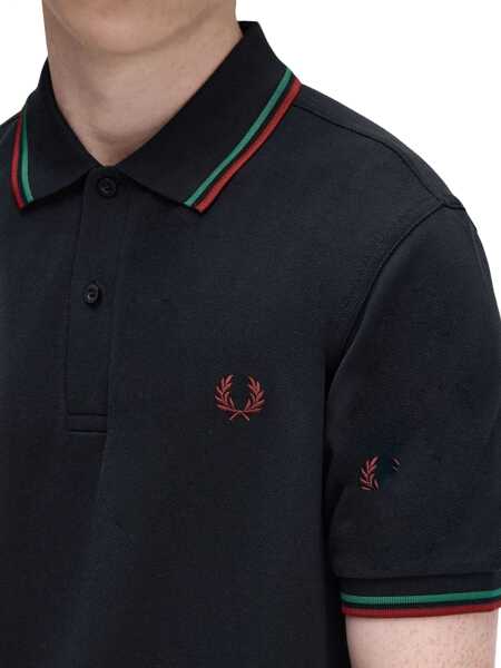 Tricouri Polo Fred Perry Polo With Logo BLUE Barbati (BM 19262378) 3