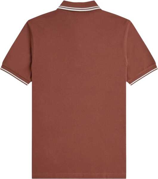 Tricouri Polo Fred Perry Polo With Logo BROWN Barbati (BM 19262384) 4