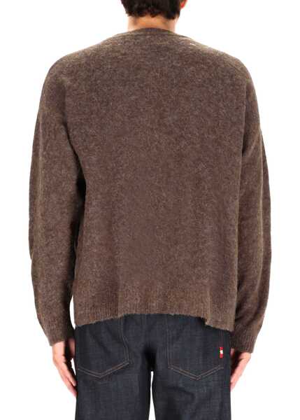 Cardigane AMISH Wool And Alpaca Blend Cardigan CHARCOAL Barbati (BM 19262387) 3