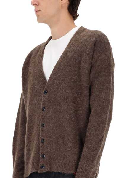 Cardigane AMISH Wool And Alpaca Blend Cardigan CHARCOAL Barbati (BM 19262387) 4