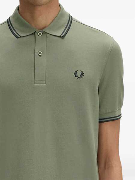 Tricouri Polo Fred Perry Polo With Logo GREEN Barbati (BM 19262393) 2
