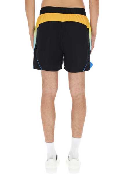 Pantaloni scurti Casablanca Football Windbreaker Shorts BLACK Barbati (BM 19262408) 4