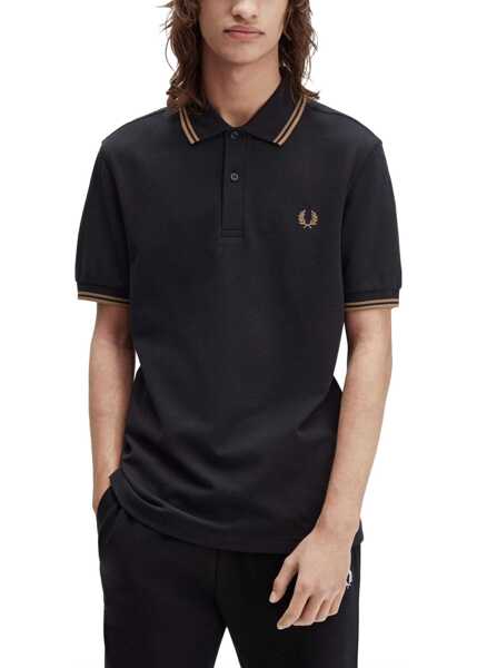 Tricouri Polo Fred Perry Polo With Logo BLACK Barbati (BM 19262414) 2