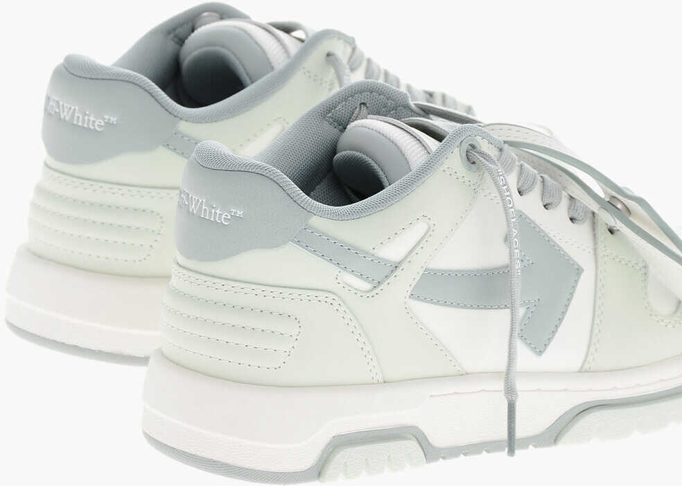 Sneakers Off-White Two-Tone Leather Out Of Office Mid-Top Sneakers Light Blue Femei (BM 19262519) 2