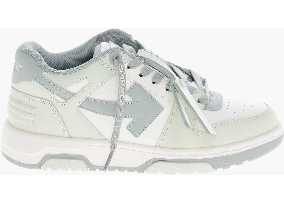 Sneakers Off-White Two-Tone Leather Out Of Office Mid-Top Sneakers Light Blue Femei (BM 19262519) 3