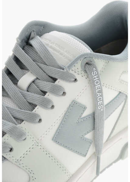Sneakers Off-White Two-Tone Leather Out Of Office Mid-Top Sneakers Light Blue Femei (BM 19262519) 4