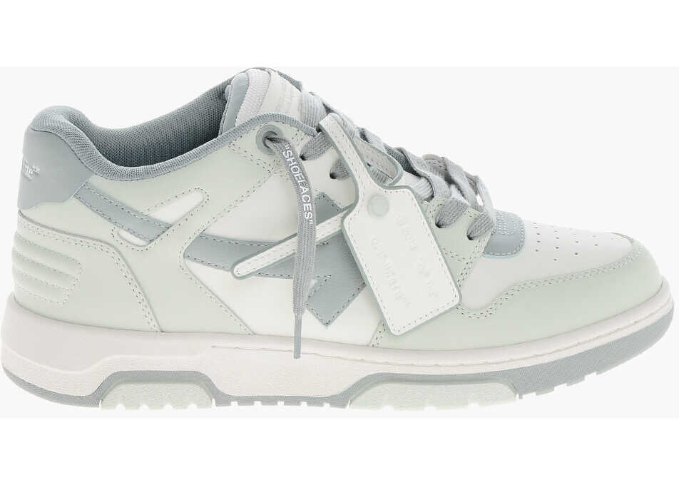 Sneakers Off-White Two Tone Leather Out Of Office Mid-Top Sneakers Light Blue Barbati (BM 19262543) 3