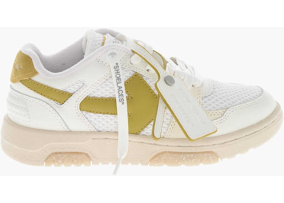 Sneakers Off-White Canvas Out Of Office Sneakers With Leather Details White Femei (BM 19262573) 3