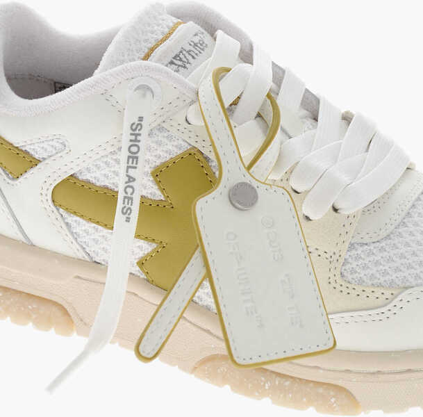 Sneakers Off-White Canvas Out Of Office Sneakers With Leather Details White Femei (BM 19262573) 4