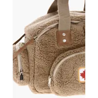 Genti de voiaj pentru Barbati - Genti de voiaj de mana DSQUARED2 Multi-Pocket Teddy Bag With Leather Details Brown Barbati (BM 19262600) - B-mall.ro