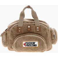 Genti de voiaj de mana Multi-Pocket Teddy Bag With Leather Details Barbati