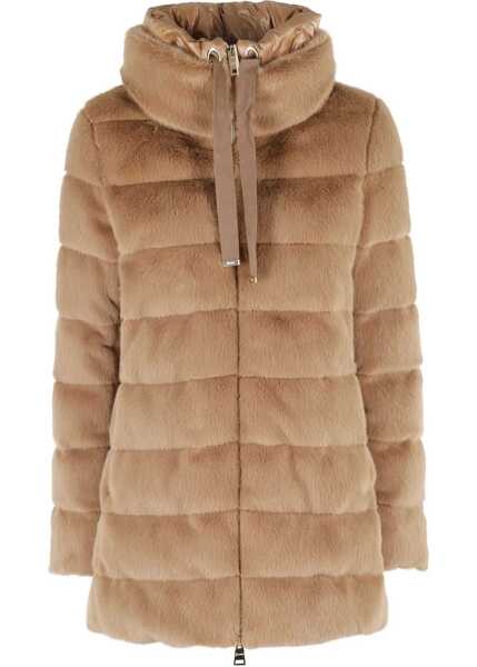 Geci de iarna Herno Eco Fur Down Jacket BEIGE Femei (BM 19262606) 1