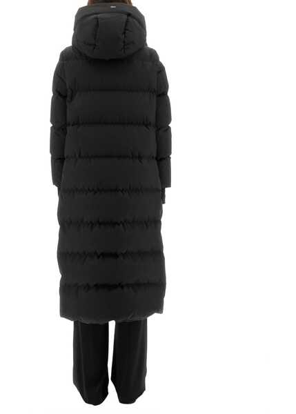 Paltoane Herno Two-Layer Windstopper Long Coat BLACK Femei (BM 19262636) 3