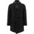 Herno Coat With Quilted Insert BLACK