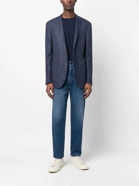 Tricouri Herno Cotton T-Shirt BLUE Barbati (BM 19262675) 2