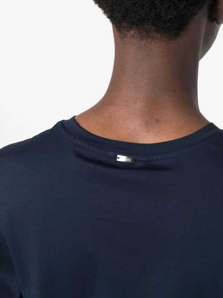 Tricouri Herno Cotton T-Shirt BLUE Barbati (BM 19262675) 5