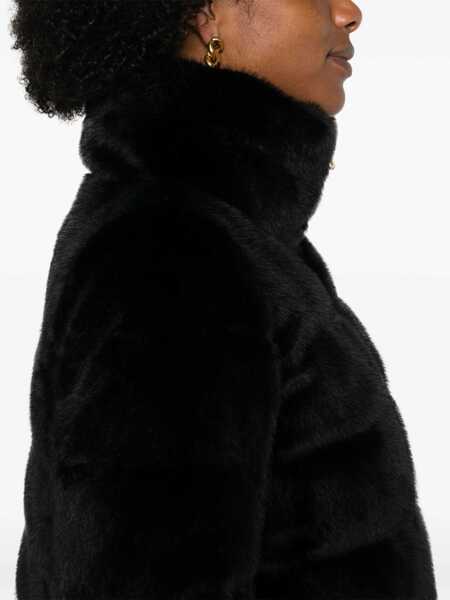 Trenciuri Herno Cape In Lady Alternative Fur BLACK Femei (BM 19262681) 5
