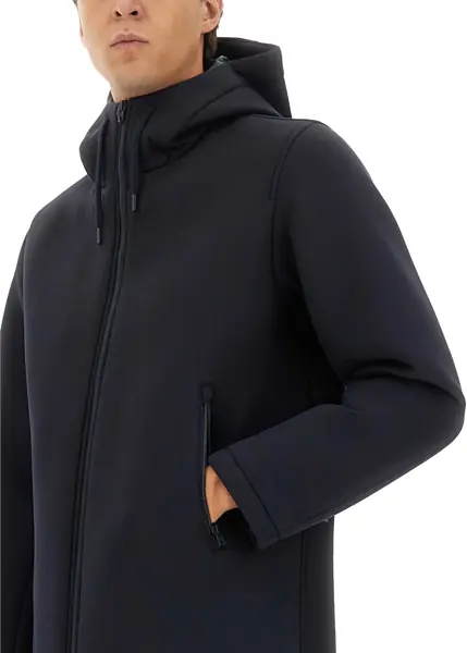 Geci Parka Herno Long Parka In Three Layers Scuba BLUE Barbati (BM 19262729) 4