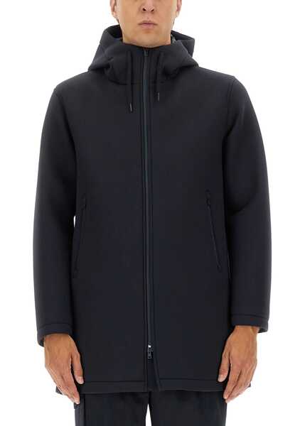 Geci Parka Herno Long Parka In Three Layers Scuba BLUE Barbati (BM 19262729) 1