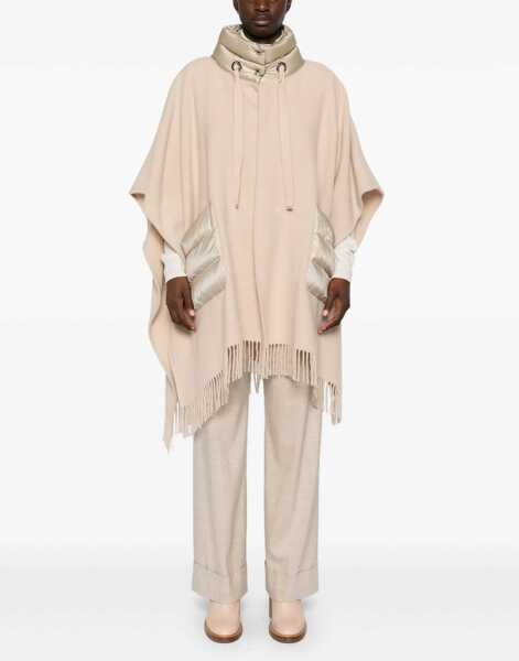 Trenciuri Herno Warmy And Ultralight Nylon Resort Poncho PINK Femei (BM 19262744) 2