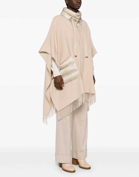 Trenciuri Herno Warmy And Ultralight Nylon Resort Poncho PINK Femei (BM 19262744) 3