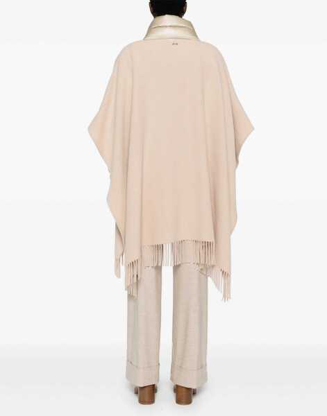 Trenciuri Herno Warmy And Ultralight Nylon Resort Poncho PINK Femei (BM 19262744) 4