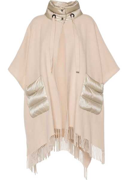 Trenciuri Herno Warmy And Ultralight Nylon Resort Poncho PINK Femei (BM 19262744) 1