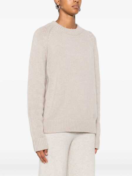 Pulovere Lisa Yang Anine Crew-Neck Sweater BEIGE Femei (BM 19262798) 3