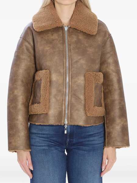 Bomber jacket JAKKE Vera Jacket BROWN Femei (BM 19262834) 2