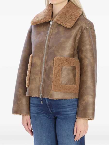 Bomber jacket JAKKE Vera Jacket BROWN Femei (BM 19262834) 3