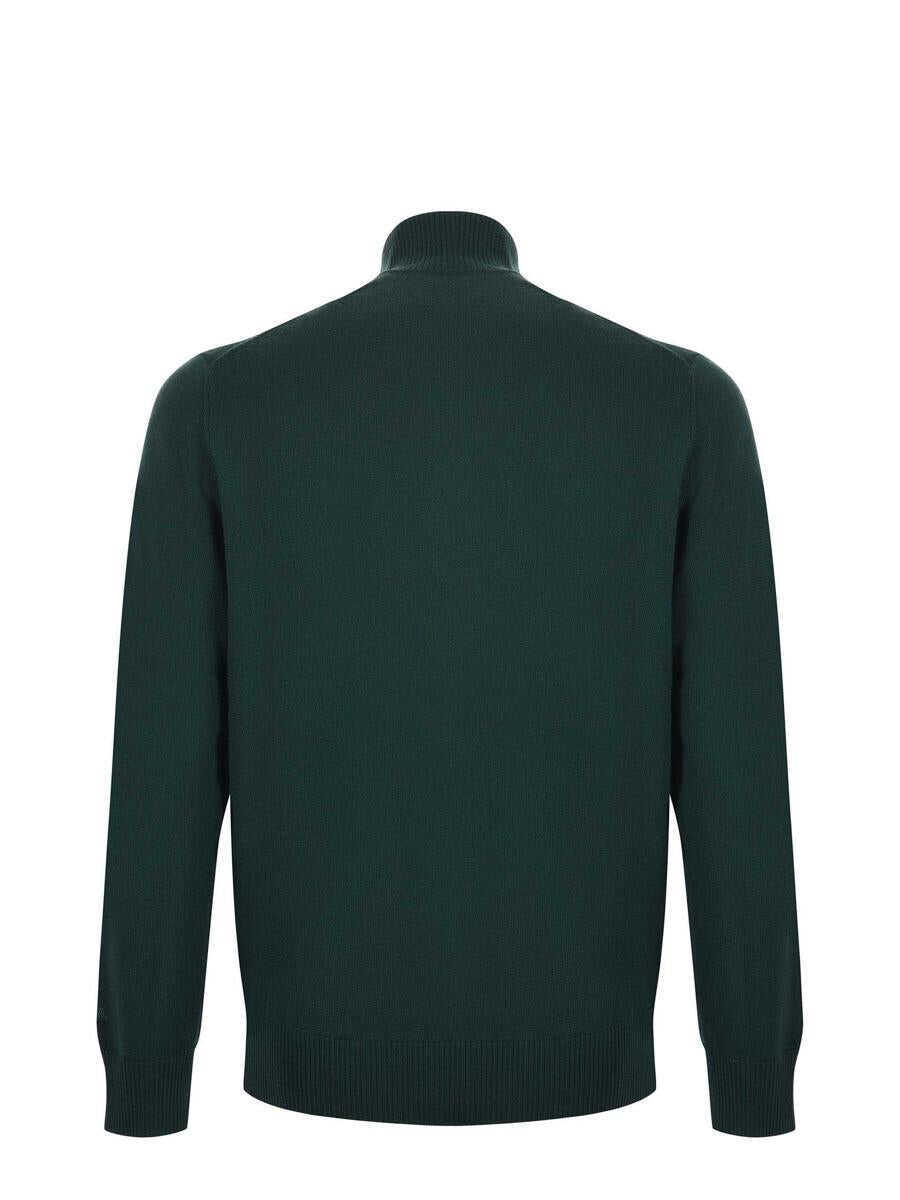 Cardigane Mc2 Saint Barth MC2 Saint Barth  Merino Wool Cardigan VERDE INGLESE Barbati (BM 19263978) 3