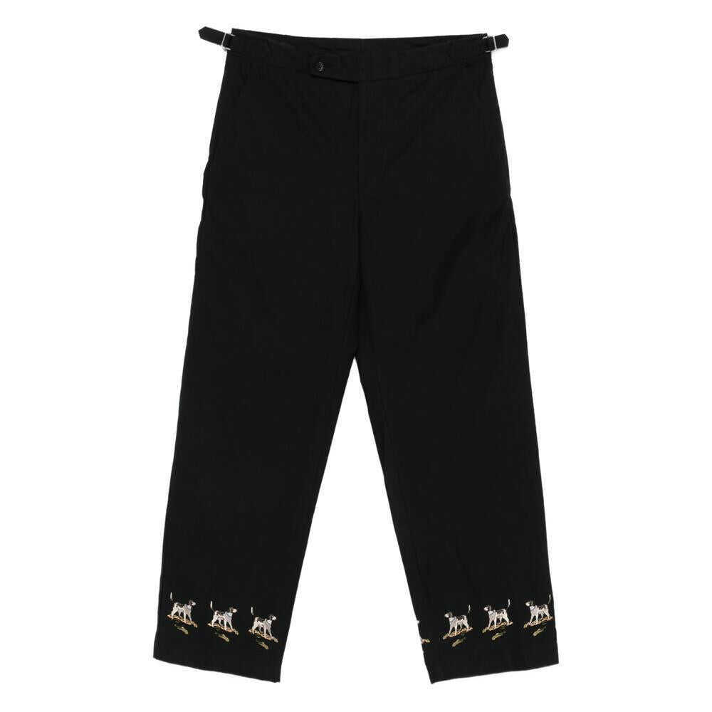 Pantaloni BODE Bode Trousers Black Barbati (BM 19264008) 1