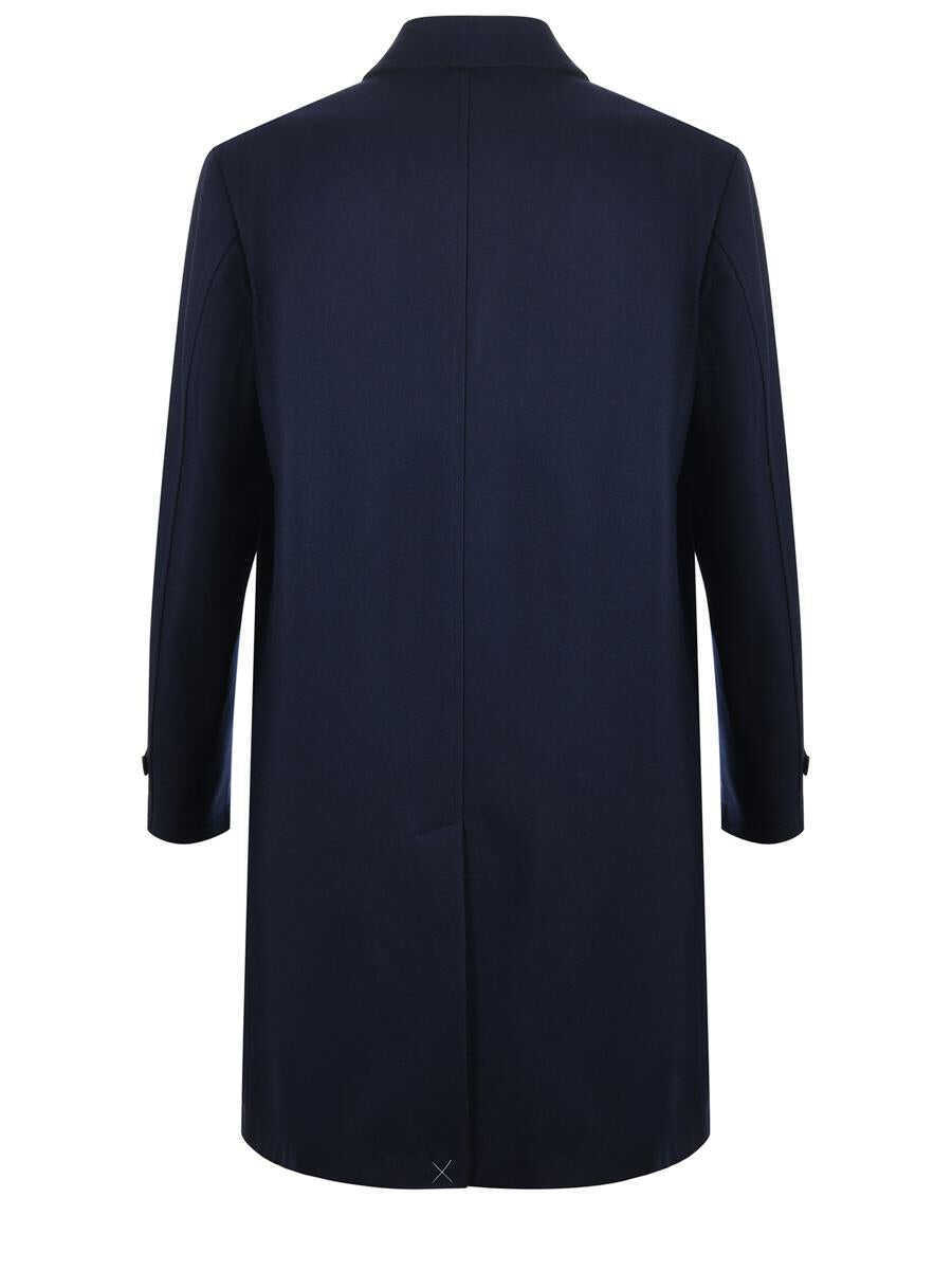Paltoane Fay Fay  Wool And Cashmere Coat BLUE Barbati (BM 19264083) 3