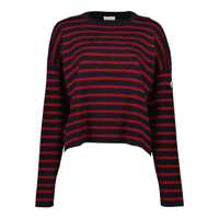 Pulovere Moncler Virgin Wool Crew-Neck Sweater Femei