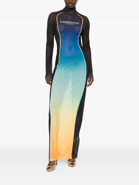 Rochii Casablanca Casablanca Long Dress With A Gradient Effect MULTICOLOUR Femei (BM 19264188) 2