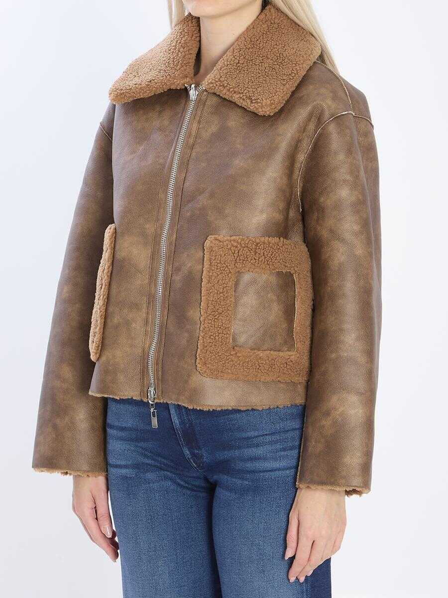 Geci JAKKE Vera Jacket BROWN Femei (BM 19264191) 2