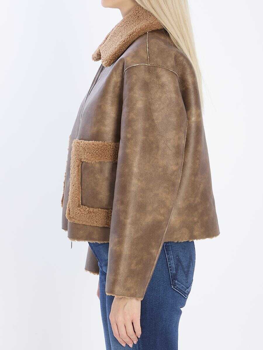 Geci JAKKE Vera Jacket BROWN Femei (BM 19264191) 3