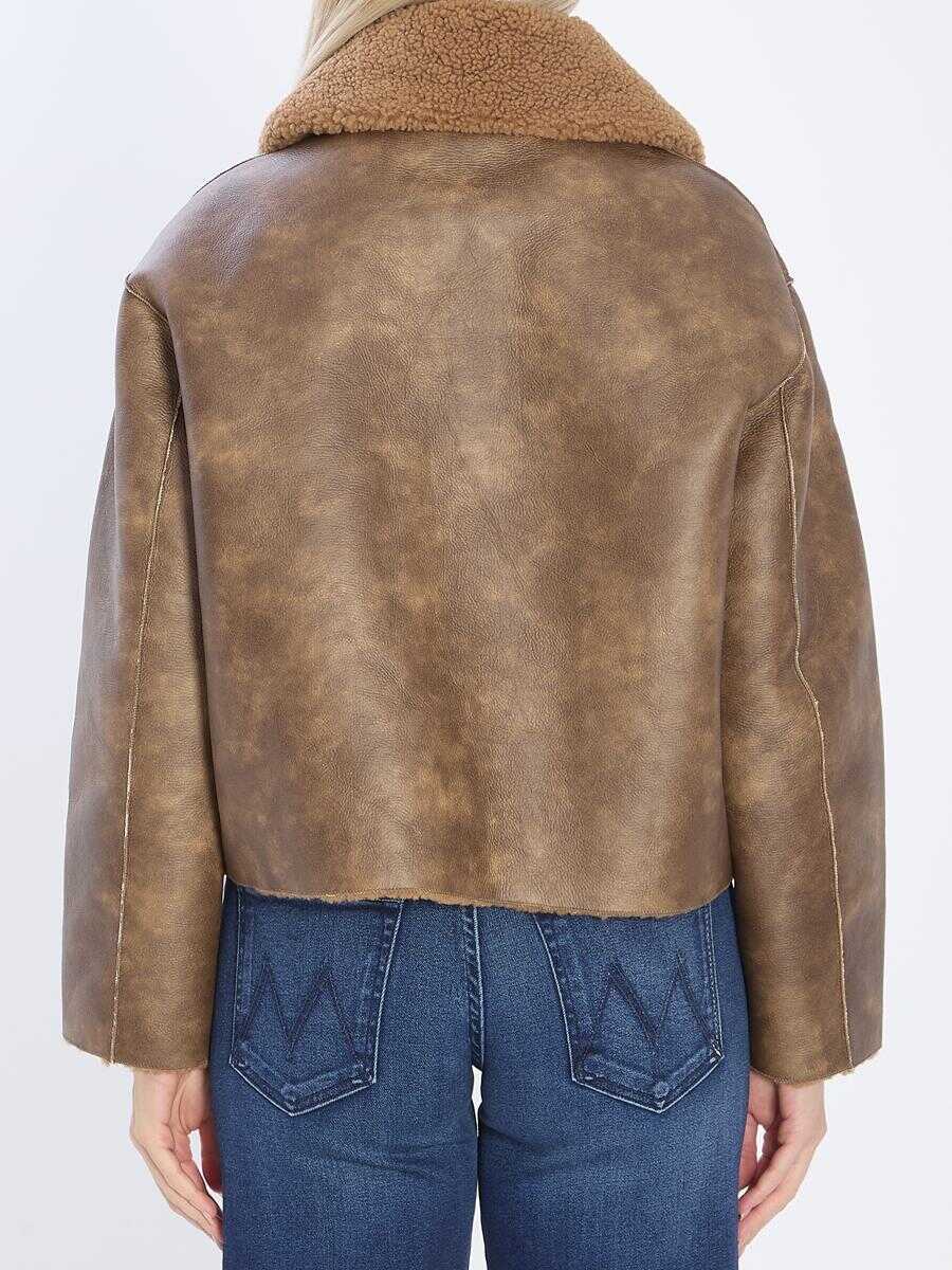 Geci JAKKE Vera Jacket BROWN Femei (BM 19264191) 4