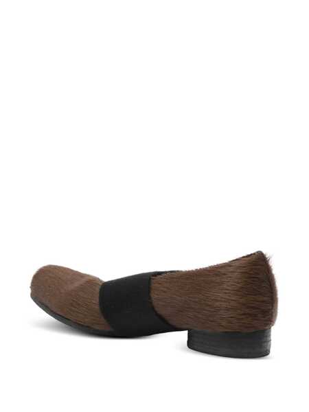 Sneakers UMA WANG Uma Wang Ballet Flats With Elastic Band BROWN Femei (BM 19264233) 3