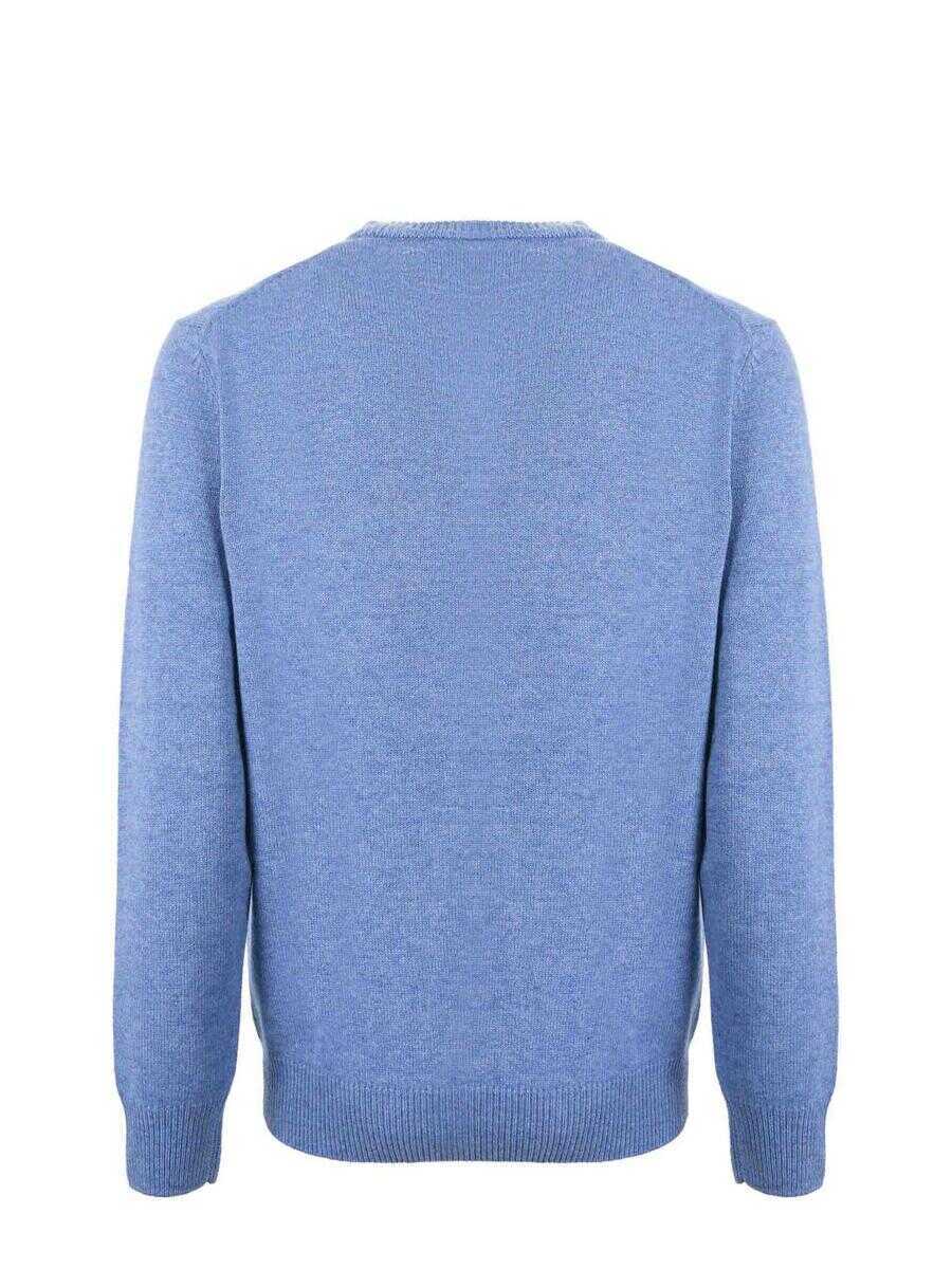 Pulovere Mc2 Saint Barth MC2 Saint Barth  Sweaters CLEAR BLUE Barbati (BM 19264320) 3