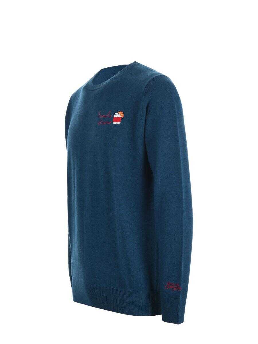 Pulovere Mc2 Saint Barth MC2 Saint Barth  Sweater BLUE Barbati (BM 19264407) 2