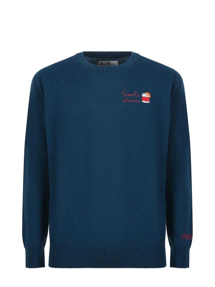 Pulovere Mc2 Saint Barth MC2 Saint Barth  Sweater BLUE Barbati (BM 19264407) 1