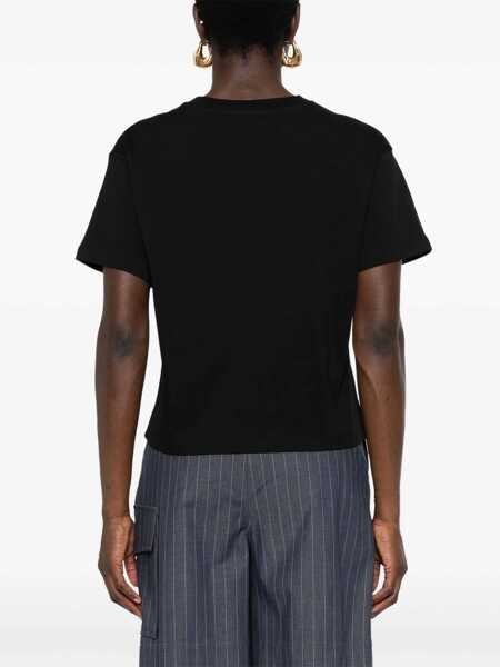 Tricouri A.P.C. A.P.C. Cotton Crew-Neck T-Shirt Black Femei (BM 19264449) 4